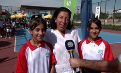 Minik sporcu ve velilerden Ulusal 12 Yaş Hafta Sonu Tenis Turnuvası’na tam not