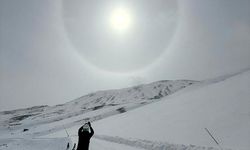 Işık halkası ’halo’, Erciyes’te görüntülendi