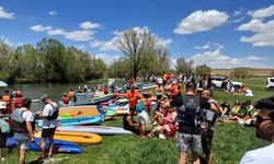Tomarza’da Zamantı Irmağı Sup Kano Festivali Coşkusu