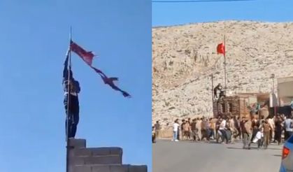 Suriye Karıştı! Suriye’de Türk Bayrağı İndirildi!
