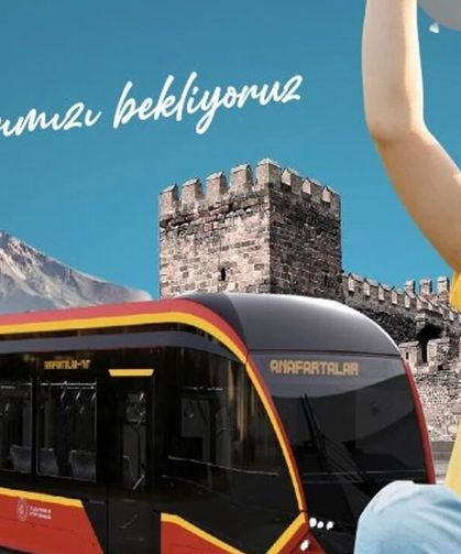 Kayseri'de Çocuklar İçin Özel 'Çocuk Treni' Etkinliğiyle 23 Nisan Coşkusu