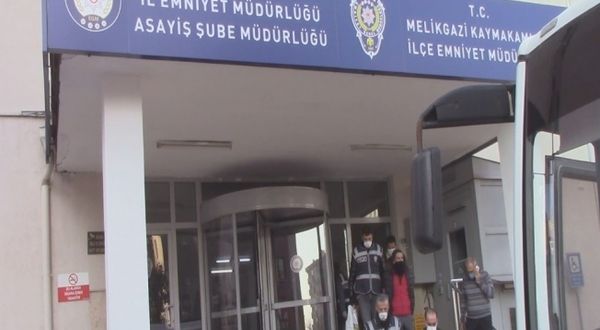 Kayseri’de 42 ekip ve 88 polis ile eş zamanlı operasyon