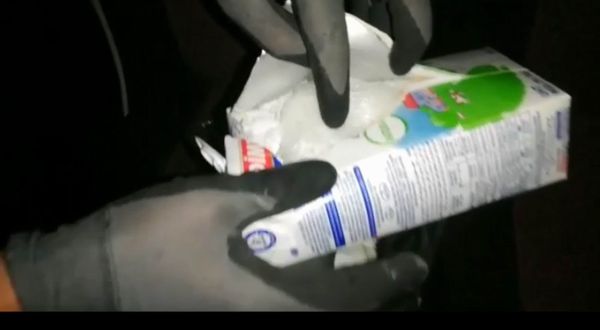 Süt kutusunda uyuşturucu ticareti