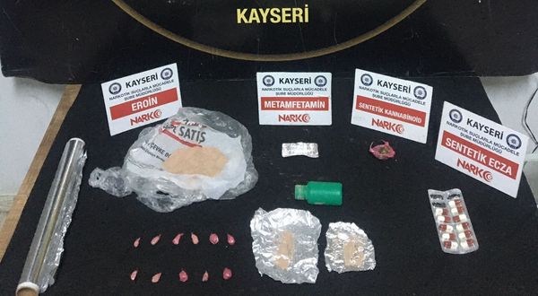 Kayseri’de uyuşturucu operasyonu: 3 gözaltı!