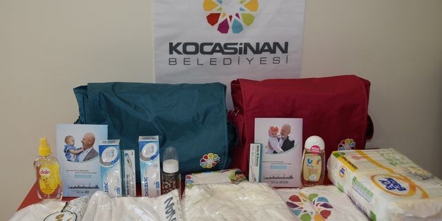 Kocasinan’da 1 yılda 3 bin 184 aileye ‘hoş geldin bebek’ hediyesi