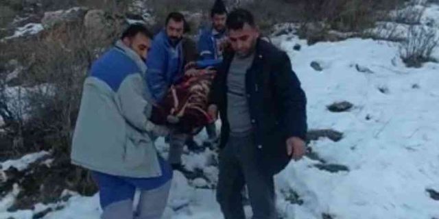 KASKİ çalışanı kayalıklardan aşağı yuvarlandı!