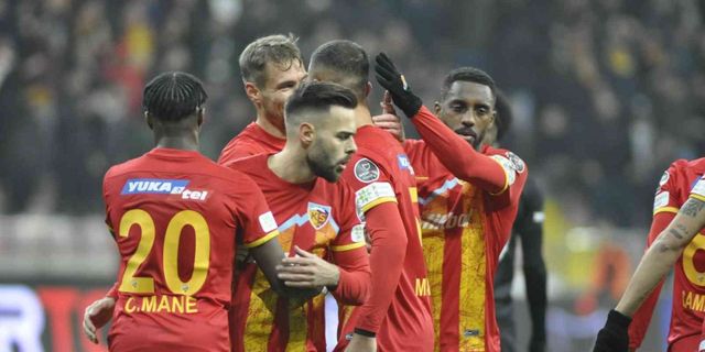 Kayserispor ligin yarısında 26 puan topladı