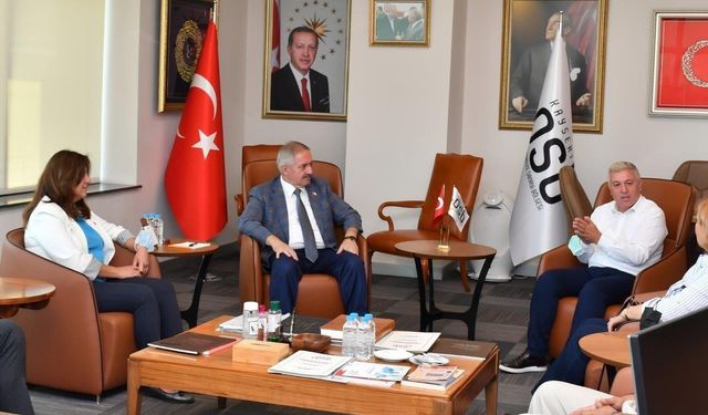Kayseri Milletvekili Arık ve İl Başkanı Özer, Başkan Nursaçan’ı ziyaret etti