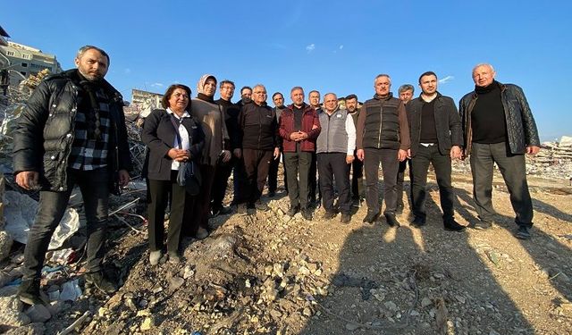 Kayseri meclisinden depremzedelere ziyaret