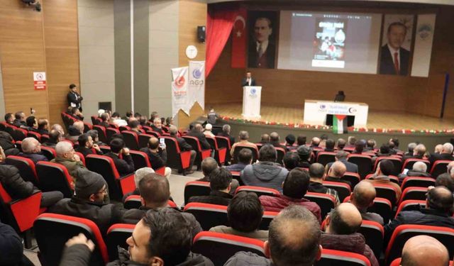 AGD Kayseri Şube Başkanı Şahin: “İsrail şımarıklığını Müslümanların sessizliğinden alıyor”