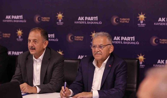 Bakan Özhaseki Ve Başkan Büyükkılıç, AK Parti Kayseri İl Başkanlığı İstişare Toplantısı’na katıldı