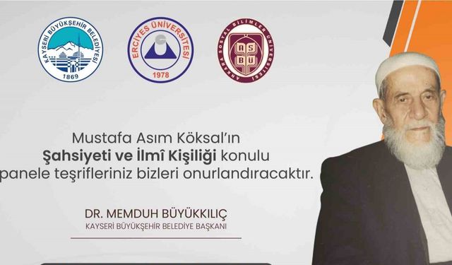 ‘Mustafa Asım Köksal’ın Şahsiyeti Ve İlmi Kişiliği’ konulu panel