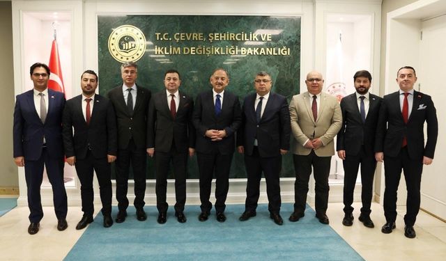 Kayseri OSB Yönetimi, Bakan Özhaseki’yi ziyaret etti