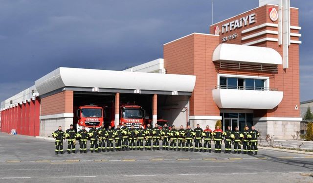 Kayseri OSB İtfaiyesi 2023’te 320 olaya müdahale etti, deprem bölgesinde 100’ü aşkın vatandaşı kurtardı