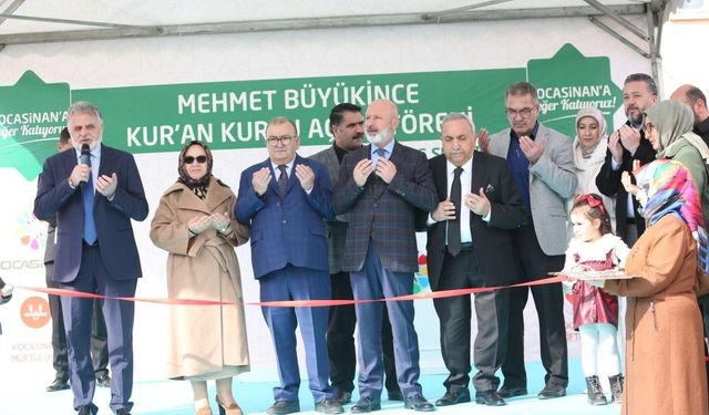 Kocasinan’da Kayabaşı Mehmet Büyükince Kur’an Kursu açıldı