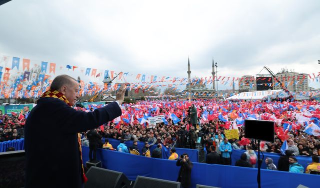 Erdoğan: "Kayseri’ye 21 yılda 171 milyar lirayı aşkın kamu yatırımı yaptık"
