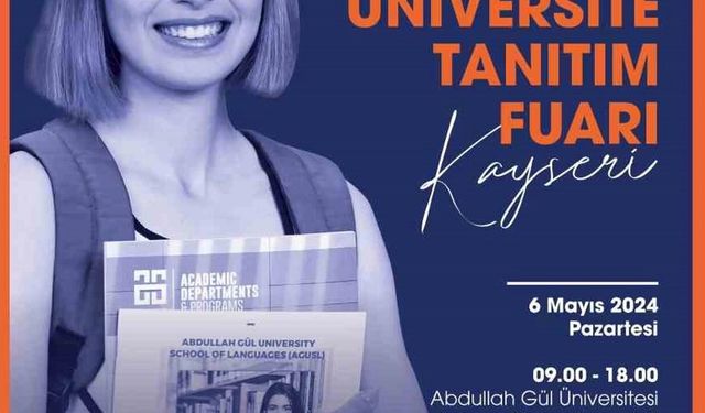AGÜ'de Gençlerin Geleceği İçin Üniversite Tanıtım Fuarı Düzenlenecek