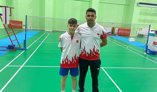 Kayserili Sporcu Hasan Can Arslan Türkiye Badminton Şampiyonası'nda Üçüncü Oldu