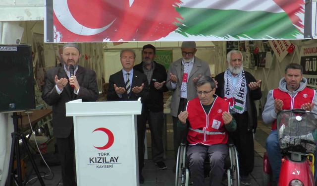 Engelli Vatandaşlar Filistin'e Destek İçin Bir Araya Geldi
