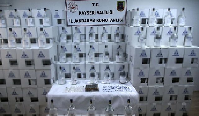 Etil Alkol Kaçakçılığı Operasyonunda Kayseri'de Büyük Ele Geçirme