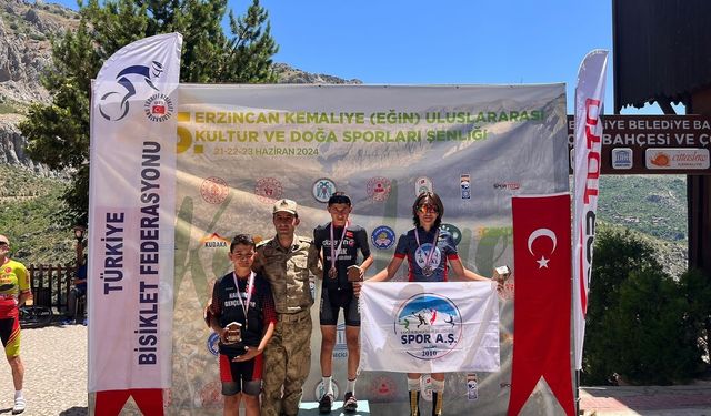 Kayseri Büyükşehir Belediyesi Spor Kulübü, Erzincan Kemaliye MTB Cup'ta 7 Madalya Kazandı