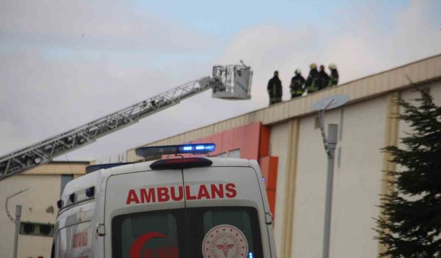 İşyerinde çıkan yangın söndürüldü