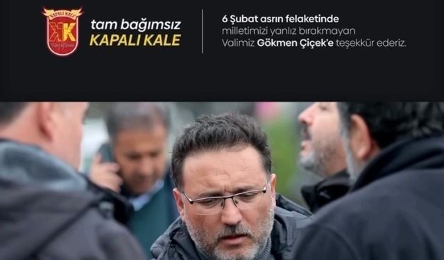 ‘38 ayar adam’ Vali Çiçek’miş