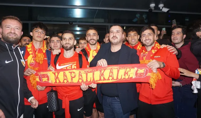 Kayserispor coşkuyla karşılandı!