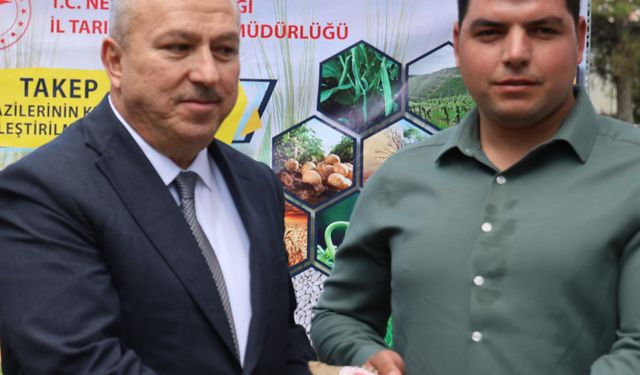 Nevşehir’de 170 Çiftçiye 49 Ton Kuru Fasulye Tohumu Dağıtıldı