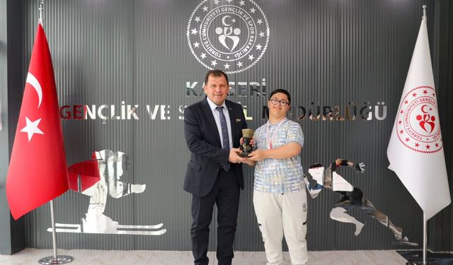 Özel Sporculardan İl Müdürüne Özel Ziyaret