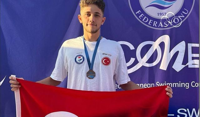 Kayserili Yüzücü Berkin Avcı’dan Uluslararası Madalya