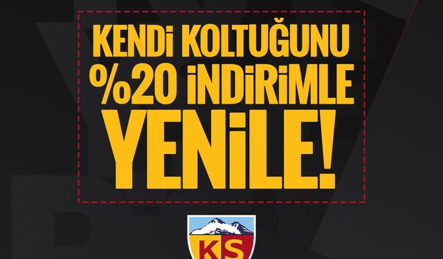 Kayserispor'da Kombine Bilet Satışı Başlıyor: Fiyatlar 3.500 TL'den Başlıyor