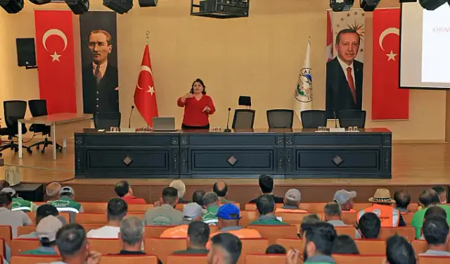 Talas'ta kene eğitimi verildi!