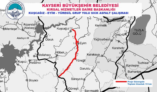 Üç Mahalleyi Birleştiren Yola 107 Milyon TL’lik Yatırım