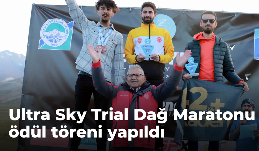 Ultra Sky Trial Dağ Maratonu ödül töreni yapıldı
