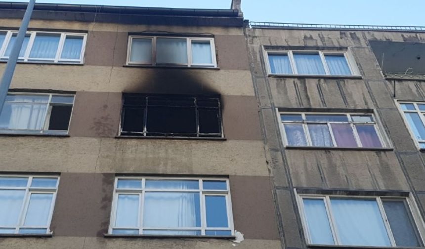 Ev yangını: 1 kişi yaralı!