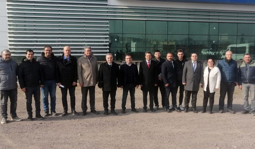 Rektör Fatih Altun ERAGEM inşaatını ziyaret etti