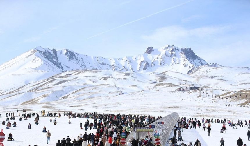 Erciyes’e karavan park geliyor