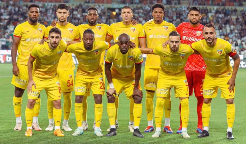 Kayserispor ilk puanını aldı