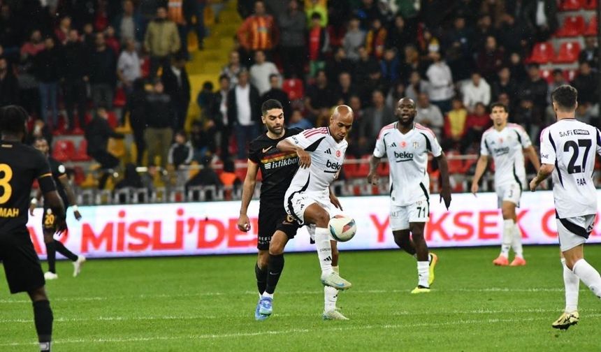 Kayserispor Beşiktaş’ı yine yenemedi