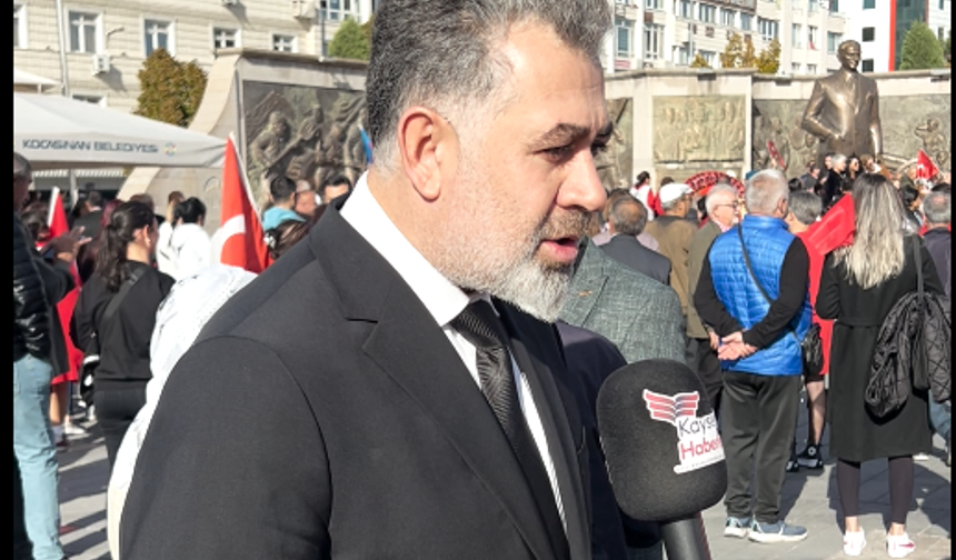 Sedat Kılınç: "Cumhuriyetimizi Şehitlerimize Borçluyuz"