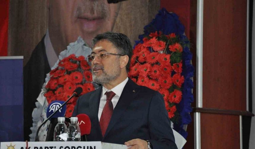 Bakan Yumaklı: “Bugün gücüne güç katan, bayrağı Türkiye Yüzyılı için yükselmiş bir Türkiye var ”