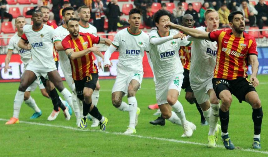 Kayserispor’un iç saha galibiyet hasreti sona erdi