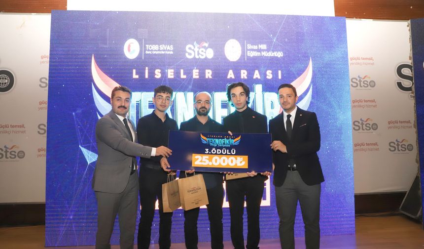 Sivas’ta “Teknofikir” Projeleri Ödüllendirildi
