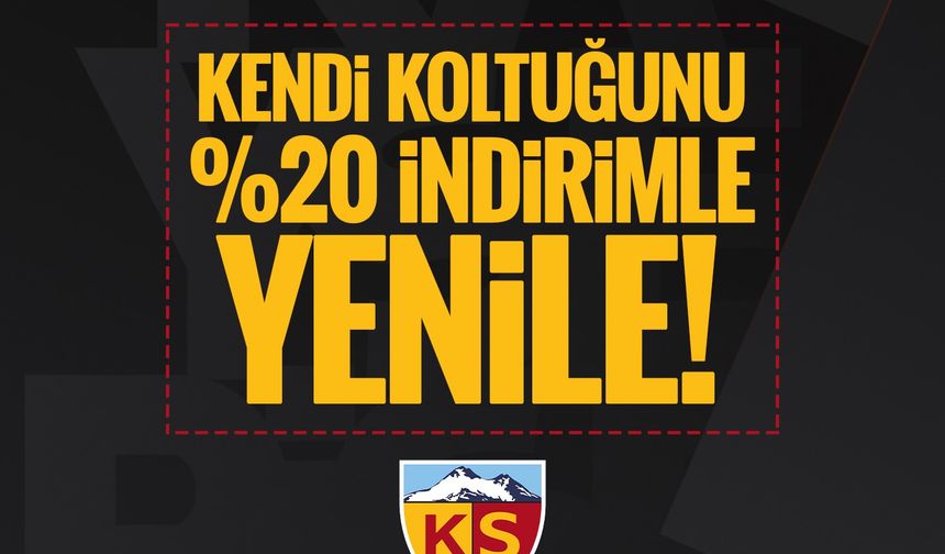 Kayserispor'da Kombine Bilet Satışı Başlıyor: Fiyatlar 3.500 TL'den Başlıyor