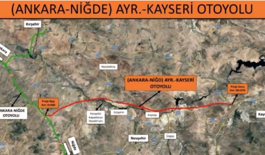 Kayseri Otoyolu İçin İlk Adım Atıldı