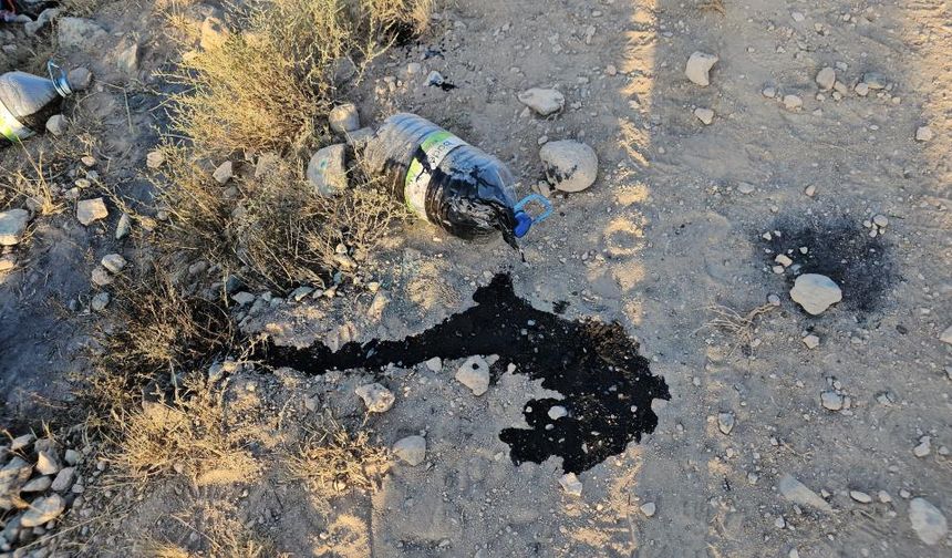 Boş Arazideki Siyah Sıvı Paniğe Neden Oldu